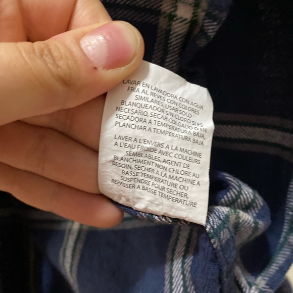 Wrangler Men’s Blue Plaid Flannel - Picture 8 of 8